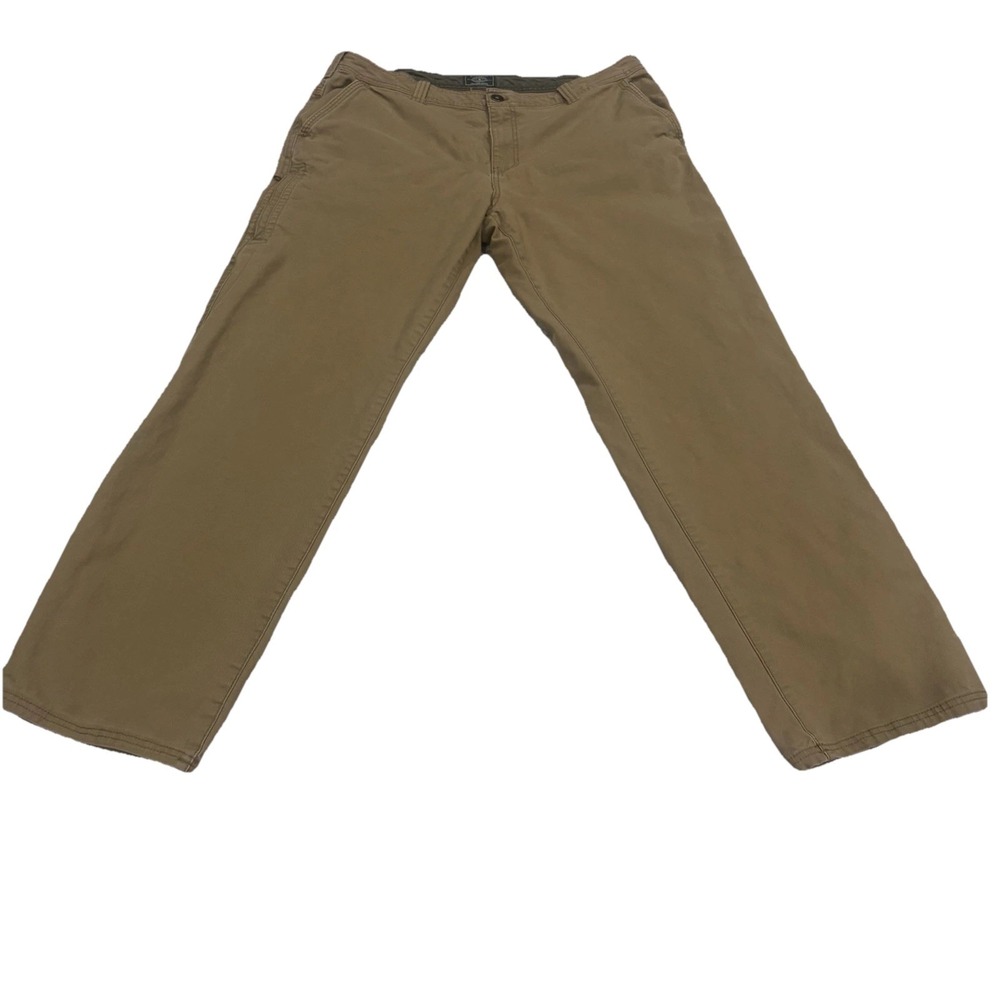 G.H. Bass & Co Men's Khaki Utility Pants 40x34 Stretch Cargo Casual Work Pants